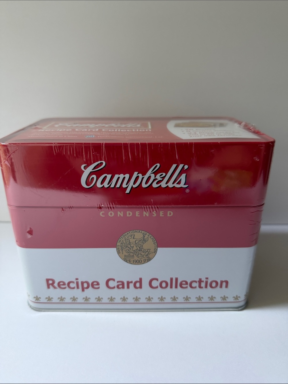Campbell’s Recipe Card Collection Tin NEW